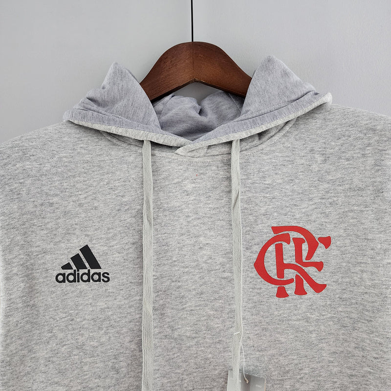 MOLETOM - FLAMENGO - CINZA - 2022