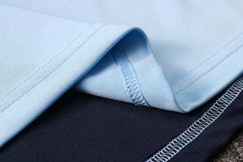 KIT PRÉ JOGO - MANCHESTER CITY - AZUL ESCURO E AZUL CLARO
