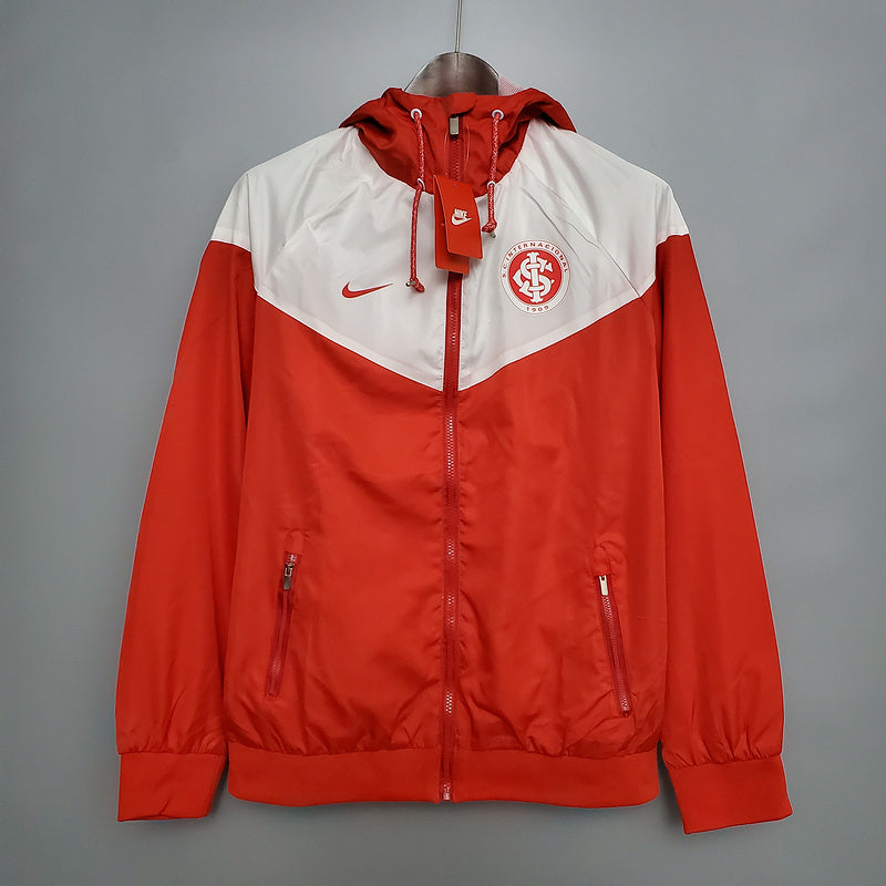 CORTA VENTO - INTERNACIONAL - VERMELHO E BRANCO