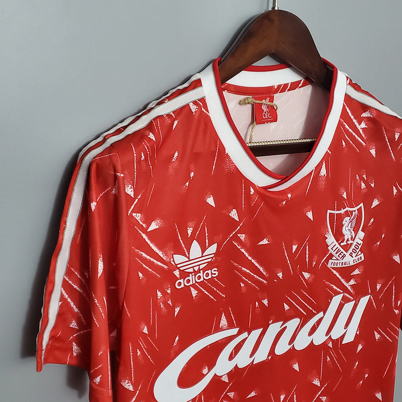 CAMISA LIVERPOOOL - RETRÔ - TORCEDOR - 1989