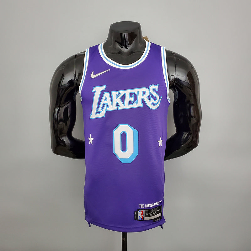 CAMISA LAKERS - ROXA - 75TH ANNIVERSARY CITY EDITION - 2021/ 2022