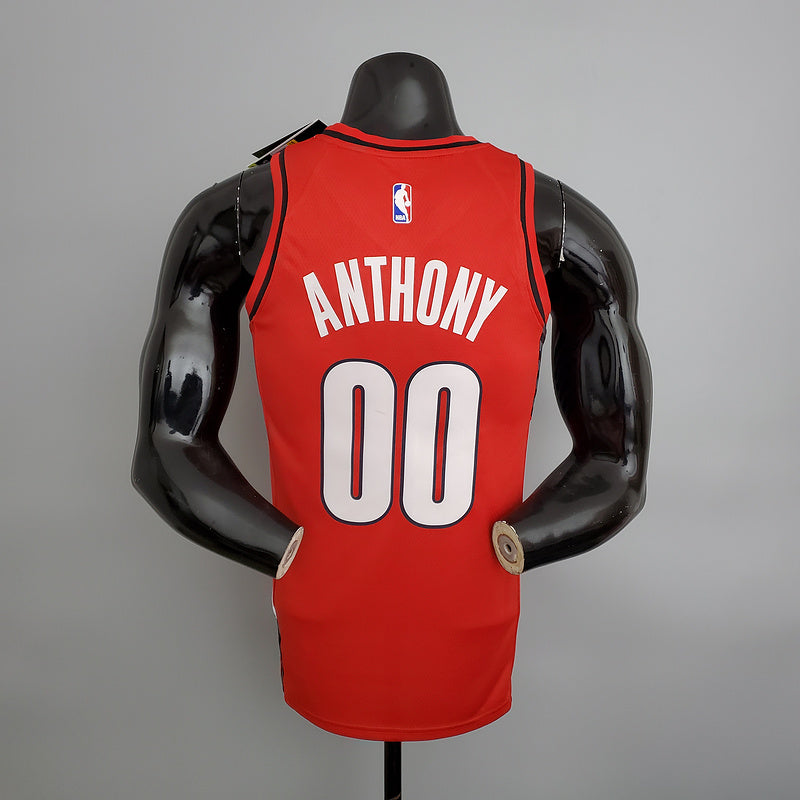 CAMISA PORTLAND TRAIL BLAZERS - CITY EDITION VERMELHA LIMITADA 2021