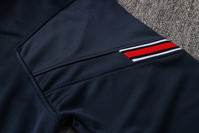 KIT PASSEIO - PARIS SAINT GERMAIN (PSG) - AZUL ESCURO E VERMELHO