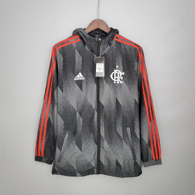 CORTA VENTO - FLAMENGO - PRETO E VERMELHO