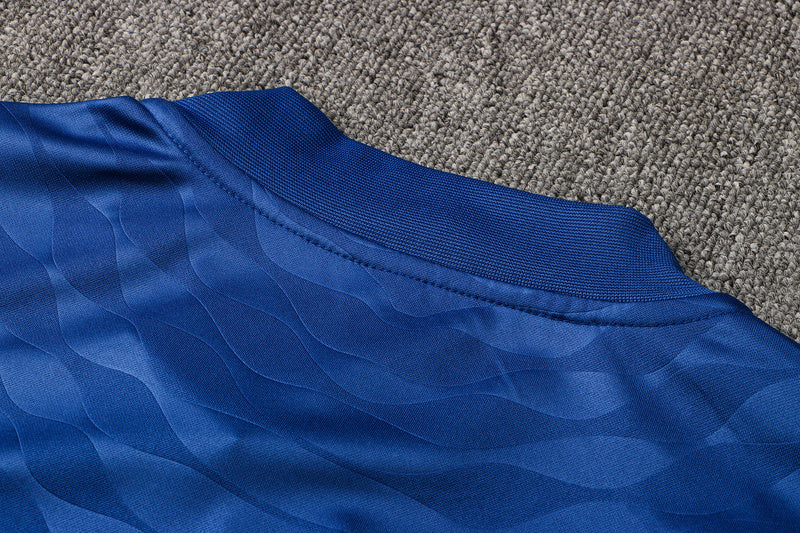 KIT PRÉ JOGO - ATLÉTICO DE MADRID - AZUL, PRETO E LARANJA