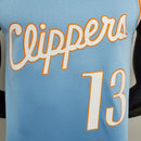 CAMISA LOS ANGELES CLIPPERS - AZUL COM NIKE BRILHANTE - CITY EDITION 75TH ANNIVERSARY - 2021/ 2022