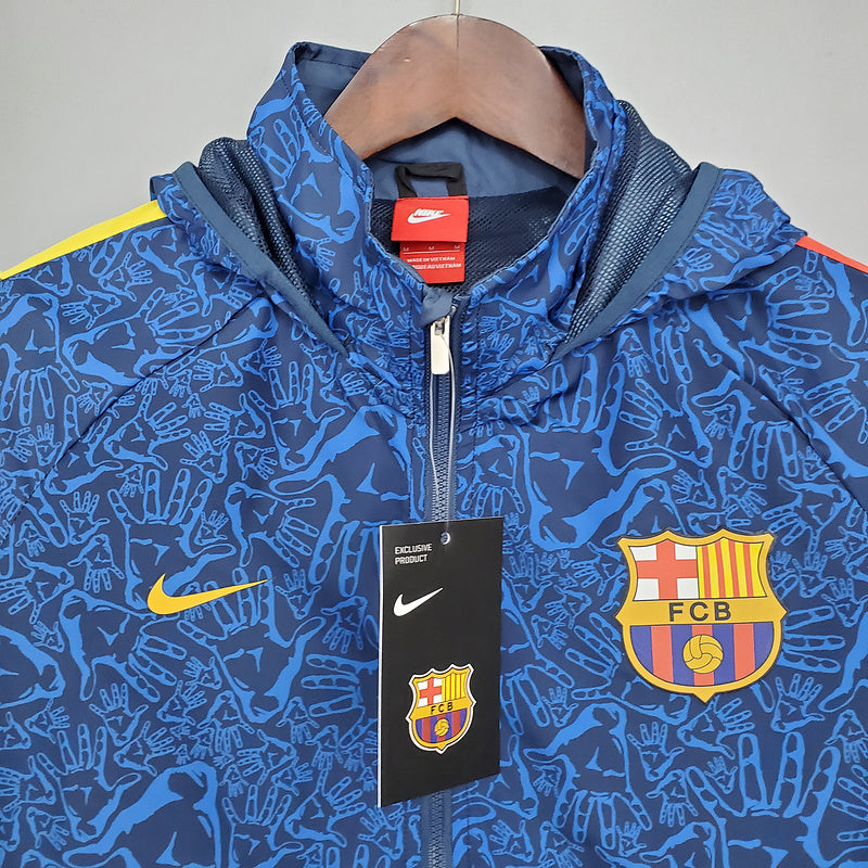 CORTA VENTO - BARCELONA - AZUL, AMARELO E VERMELHO