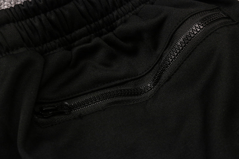 KIT PASSEIO COM CAPUZ - PARIS SAINT GERMAIN (PSG) - PRETO, VERMELHO E AZUL