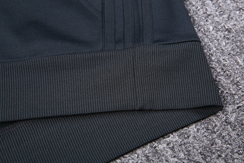 KIT PASSEIO COM CAPUZ - REAL MADRID - CINZA CHAMPIONS LEAGUE