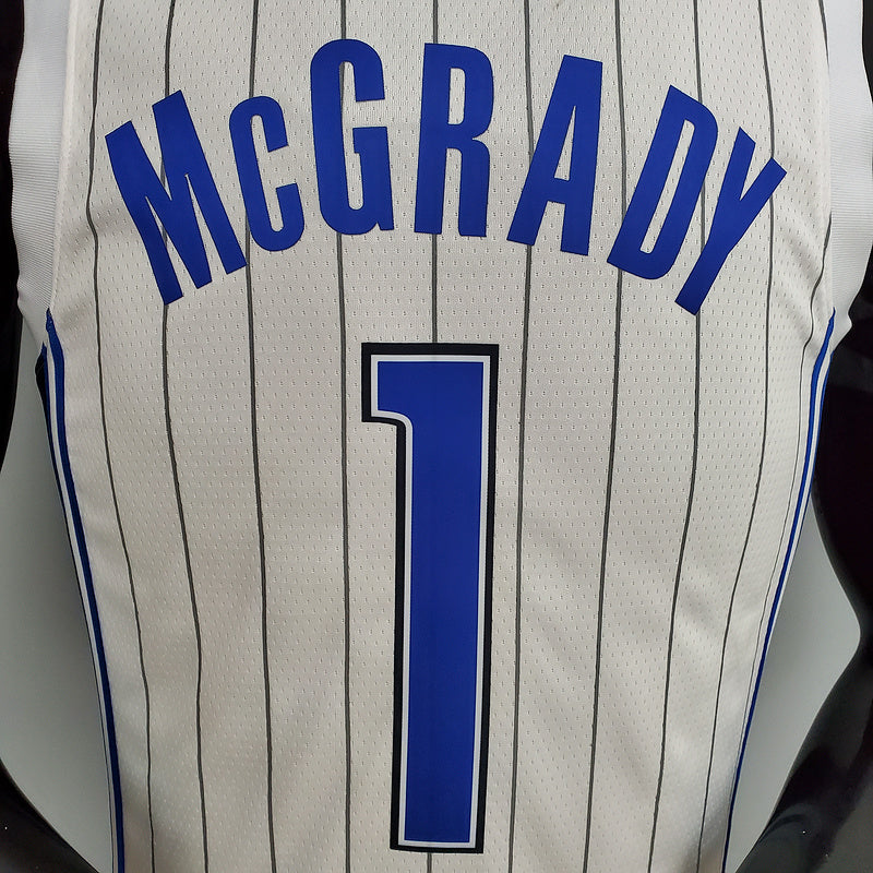 CAMISA ORLANDO MAGIC - HOMENAGEM RETRÔ - BRANCA E AZUL