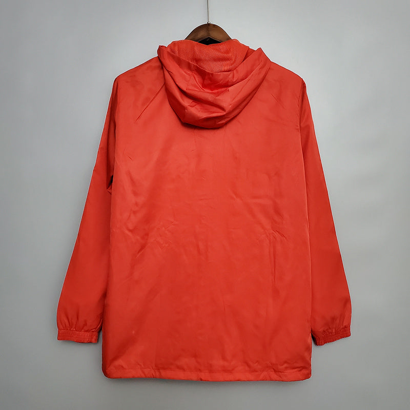 CORTA VENTO - ARSENAL - VERMELHO, PRETO E BRANCO