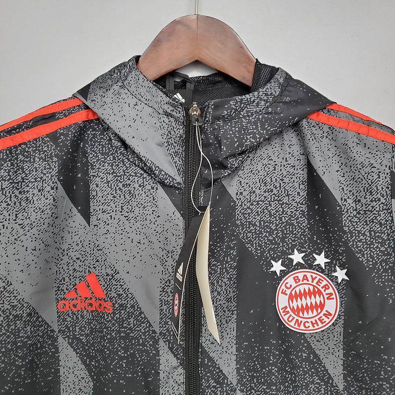 CORTA VENTO - BAYERN DE MUNIQUE - PRETO E VERMELHO