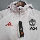 CORTA VENTO - MANCHESTER UNITED- BRANCO, PRETO E VERMELHO