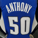CAMISA ORLANDO MAGIC - AZUL COM JORDAN BRILHANTE - ICON EDITION 75TH ANNIVERSARY - 2021/ 2022