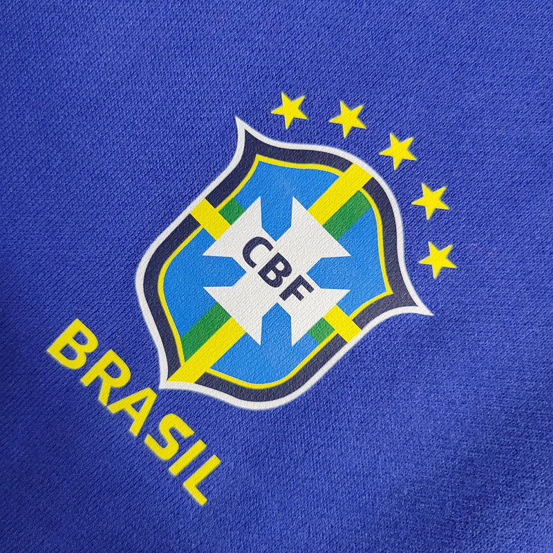 MOLETOM - BRASIL - AZUL COM VERDE - 2022