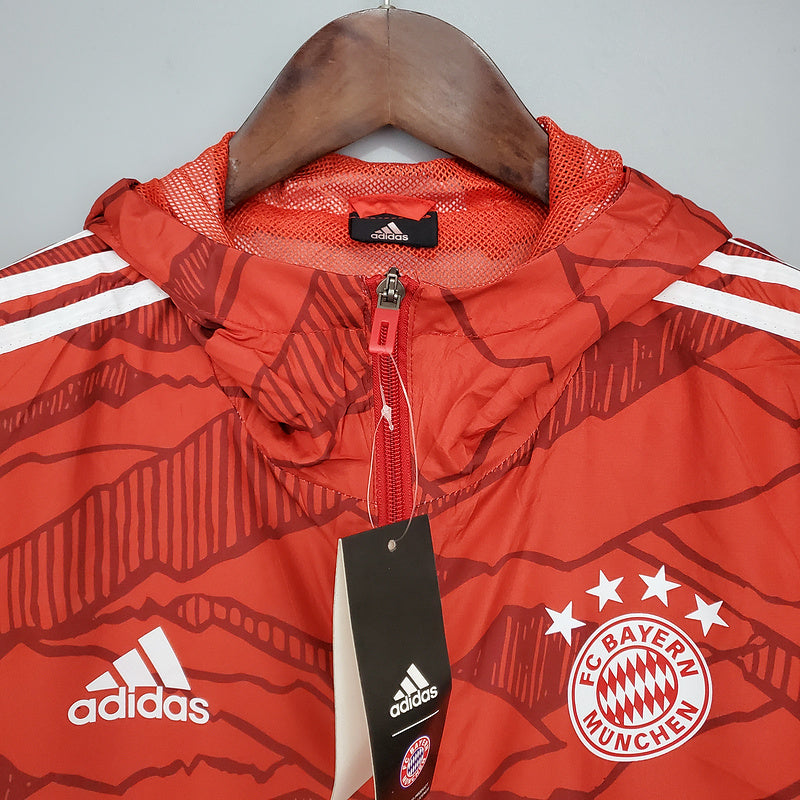 CORTA VENTO - BAYERN DE MUNIQUE - VERMELHO E BRANCO