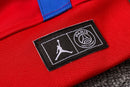 KIT PASSEIO COM CAPUZ - PARIS SAINT GERMAIN (PSG) - VERMELHO, BRANCO E AZUL