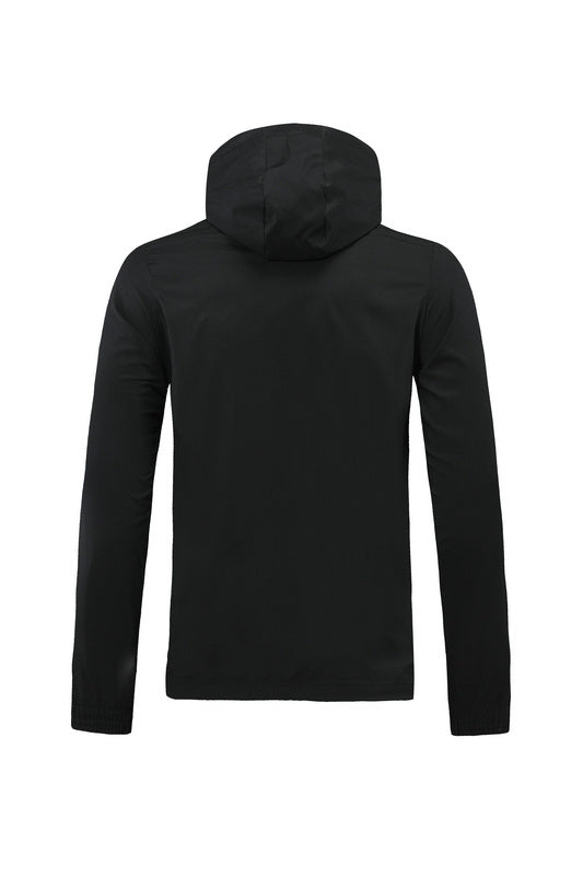 CORTA VENTO - MANCHESTER UNITED - PRETO E VERMELHO