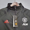 CORTA VENTO - MANCHESTER UNITED- PRETO, BRANCO E VERMELHO