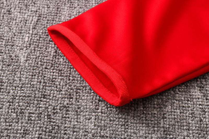 KIT PASSEIO COM CAPUZ - MANCHESTER UNITED - AZUL ESCURO BÁSICO