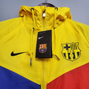 CORTA VENTO - BARCELONA - AMARELO, AZUL E VERMELHO