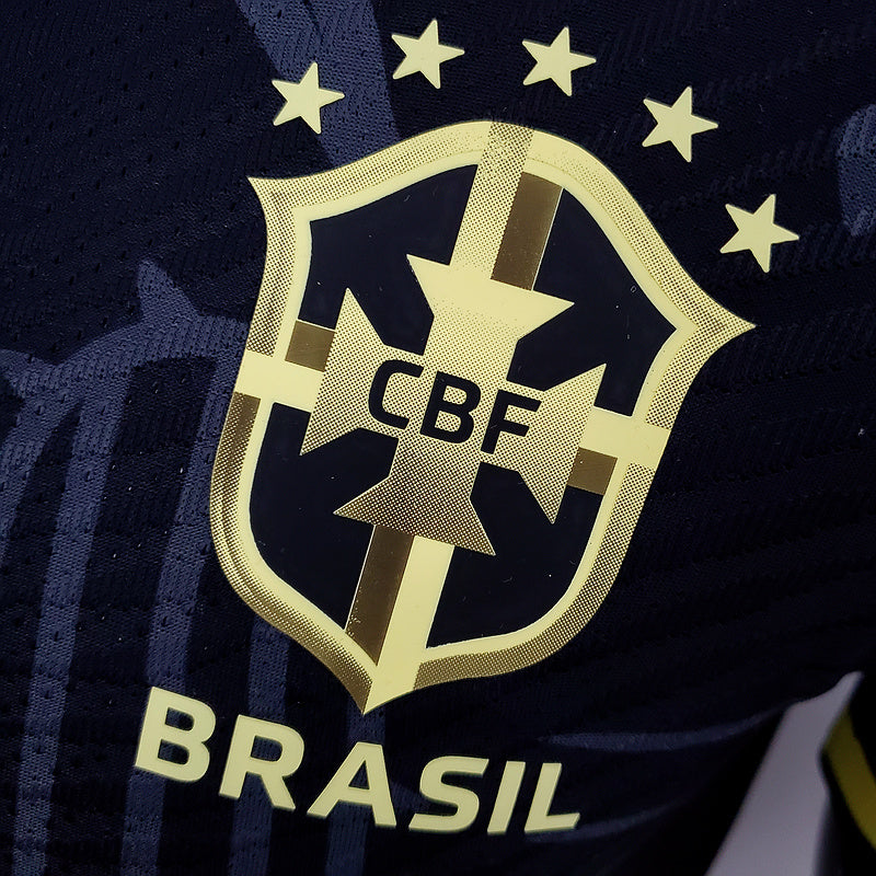 CAMISA BRASIL - CONCEITO ALL BLACK - JOGADOR - 22/ 23