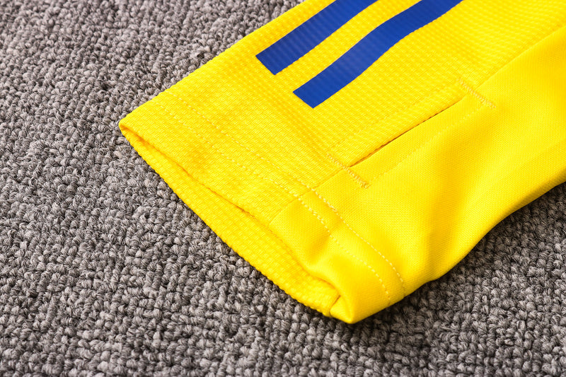 KIT PRÉ JOGO - BOCA JUNIORS - AMARELO E AZUL