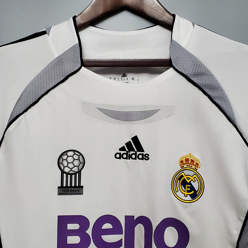 MANGA LONGA REAL MADRID - RETRÔ - TORCEDOR - 2006