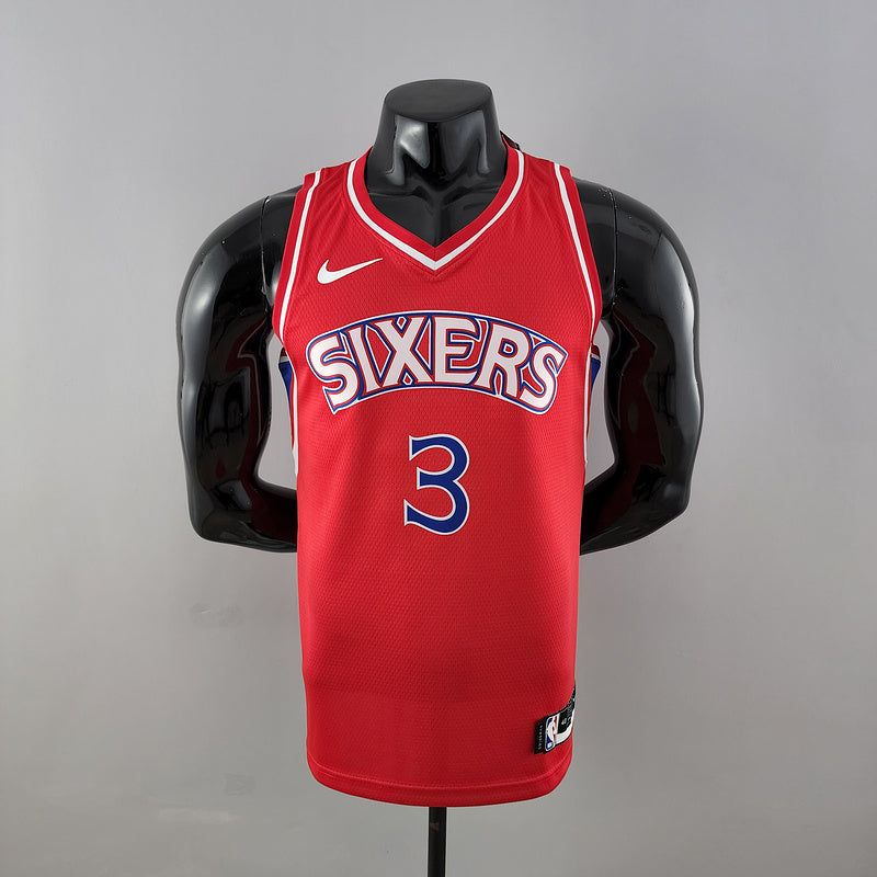 CAMISA PHILADELPHIA 76ERS - VERMELHA - RETRÔ