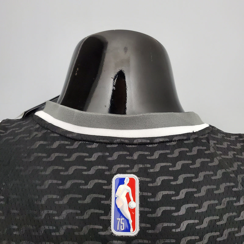 CAMISA SACRAMENTO KINGS - PRETA COM JORDAN BRILHANTE - 75TH ANNIVERSARY - 2021/ 2022