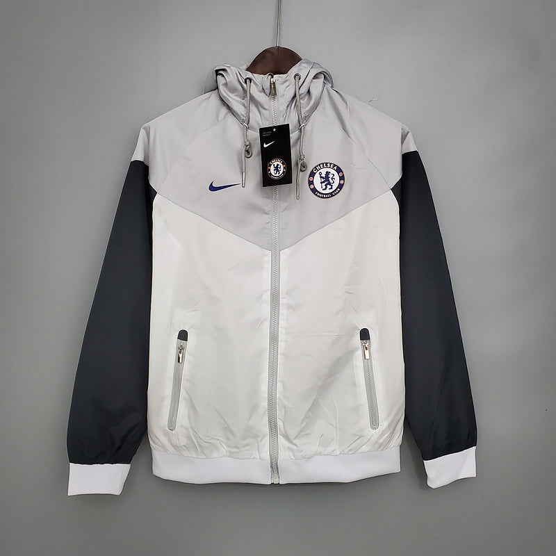 CORTA VENTO - CHELSEA - PRETO, CINZA E BRANCO