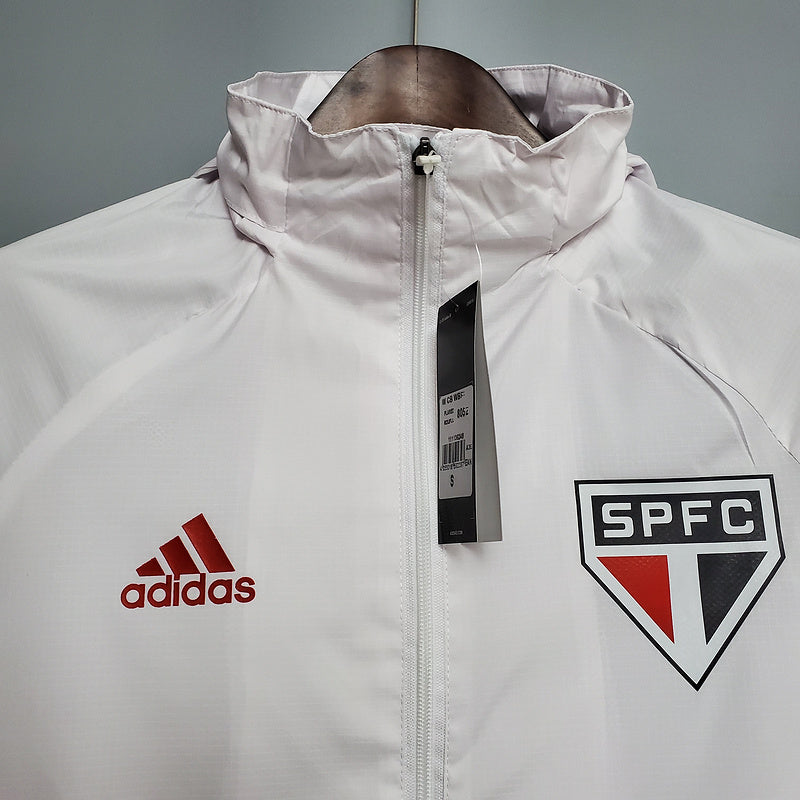 CORTA VENTO - SÃO PAULO - BRANCO, VERMELHO E PRETO