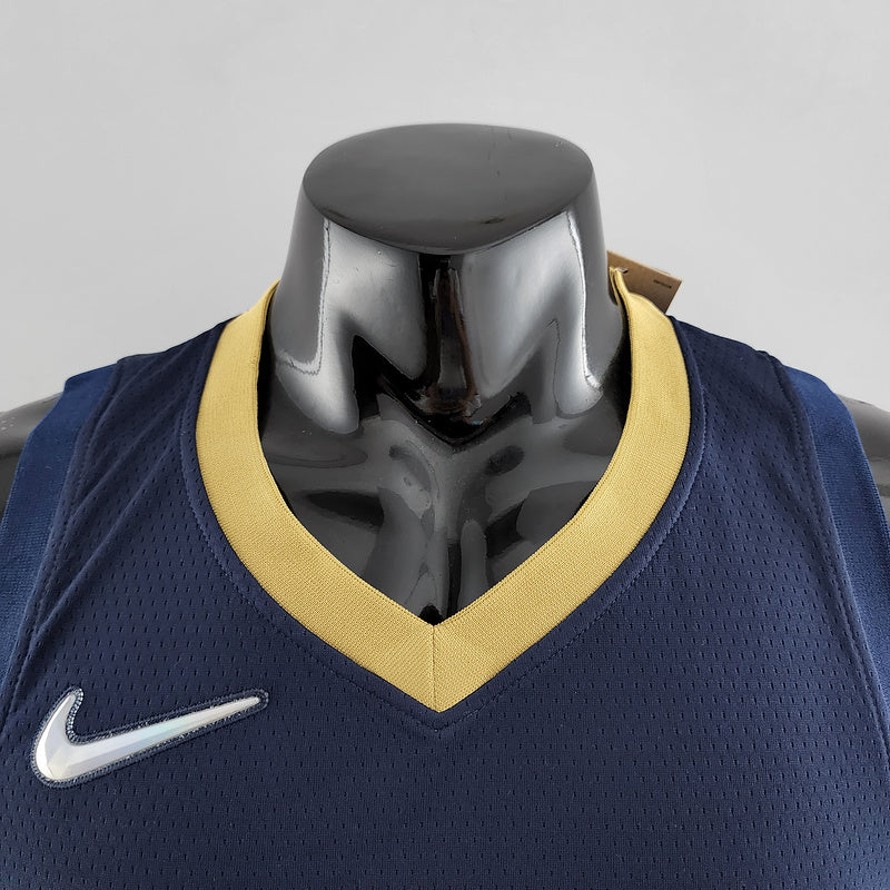CAMISA NEW ORLEANS PELICANS - AZUL COM NIKE BRILHANTE - ICON EDITION 75TH ANNIVERSARY - 2021/ 2022