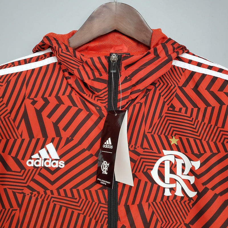 CORTA VENTO - FLAMENGO - VERMELHO E PRETO