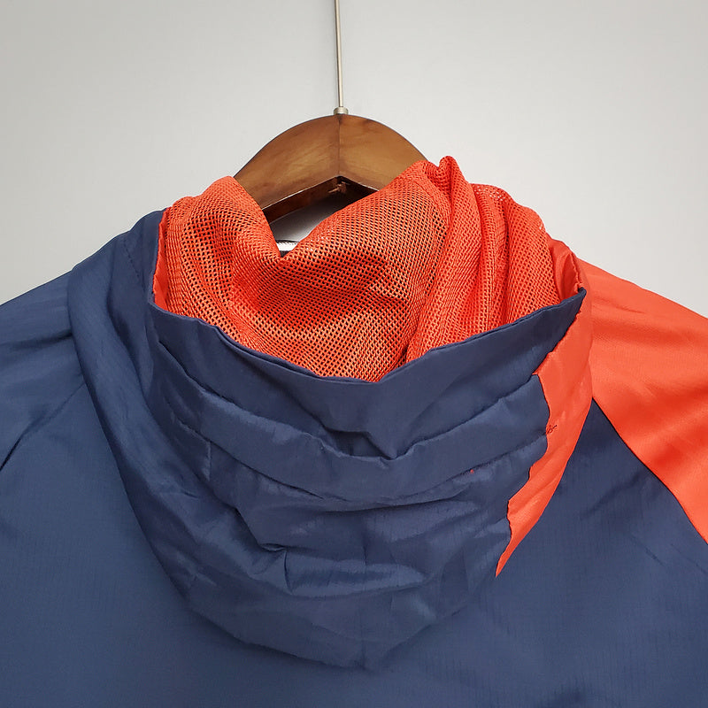 CORTA VENTO - PARIS SAINT GERMAIN (PSG) - BRANCO, VERMELHO E AZUL