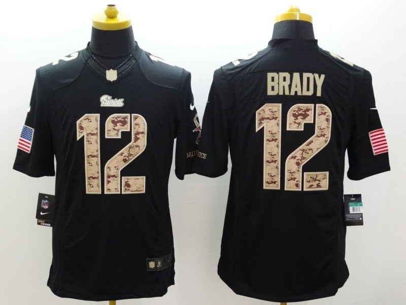 CAMISA  NEW ENGLAND PATRIOTS - NFL - PRETO E CAMUFLADO