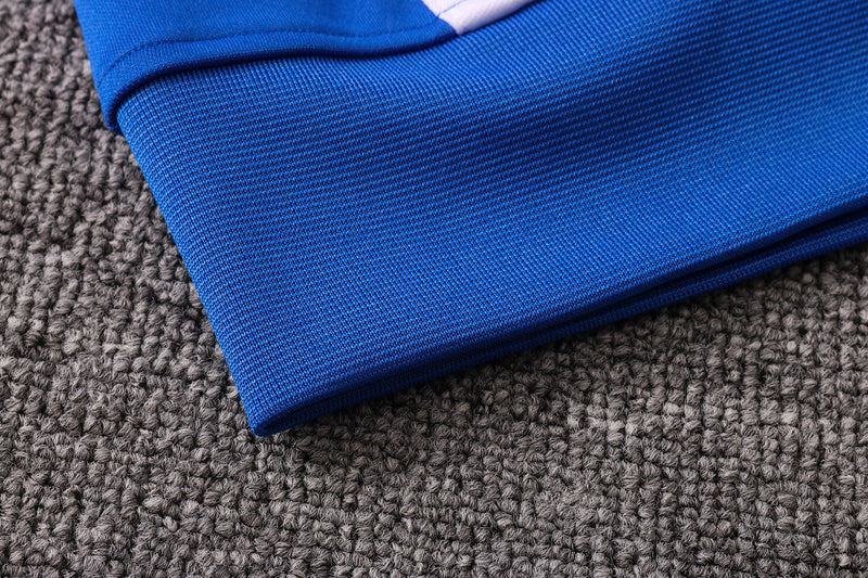 KIT PASSEIO COM CAPUZ - PARIS SAINT GERMAIN (PSG) - AZUL, VERMELHO E BRANCO