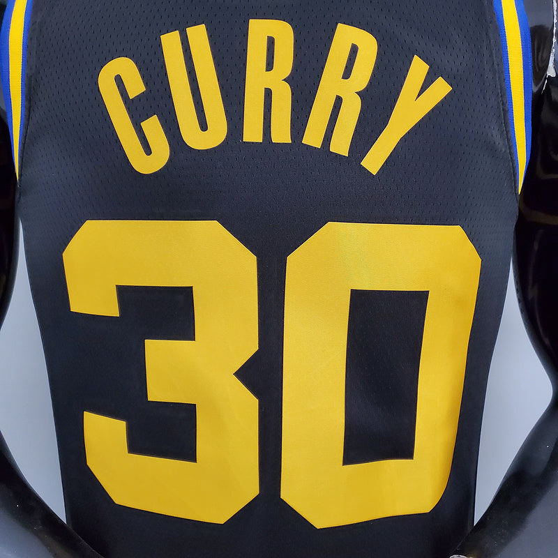 CAMISA GOLDEN STATE WARRIORS - PRETA COM NIKE BRILHANTE - CITY EDITION 75TH ANNIVERSARY - 2021/ 2022