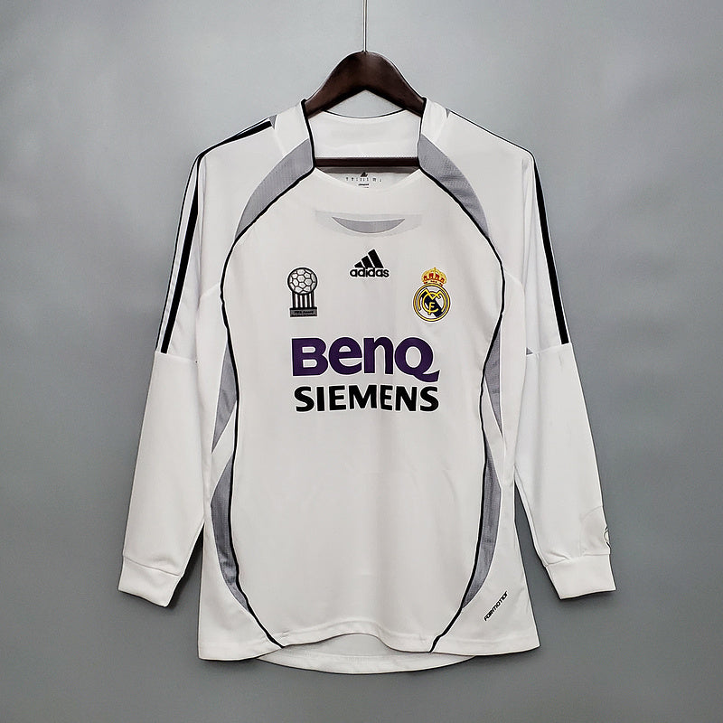 MANGA LONGA REAL MADRID - RETRÔ - TORCEDOR - 2006