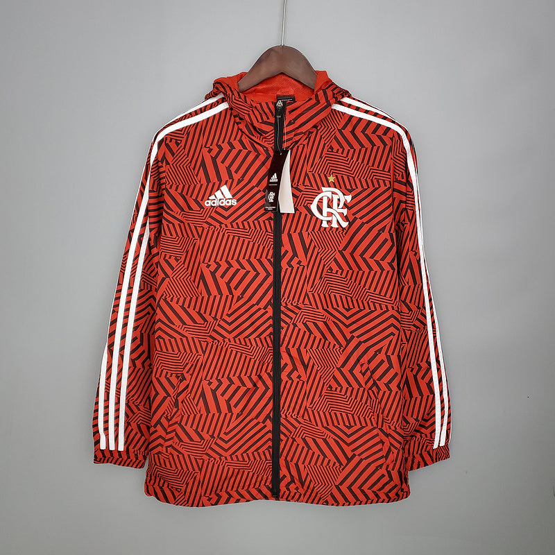 CORTA VENTO - FLAMENGO - VERMELHO E PRETO