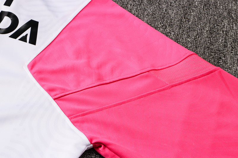 KIT PRÉ JOGO - PARIS SAINT GERMAIN (PSG) - ROSA, BRANCO E PRETO ( JORDAN )