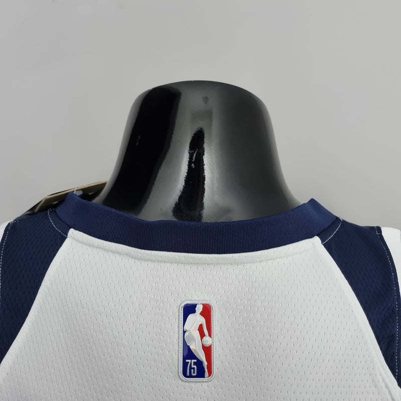 CAMISA MINNESOTA TIMBERWOLVES - BRANCA COM NIKE BRILHANTE - CITY EDITION 75TH ANNIVERSARY - 2022