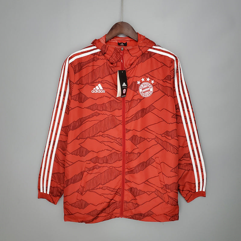 CORTA VENTO - BAYERN DE MUNIQUE - VERMELHO E BRANCO