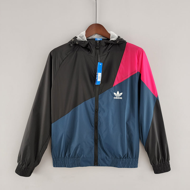 CORTA VENTO - STREETWEAR - PRETO, AZUL E ROSA - 2022