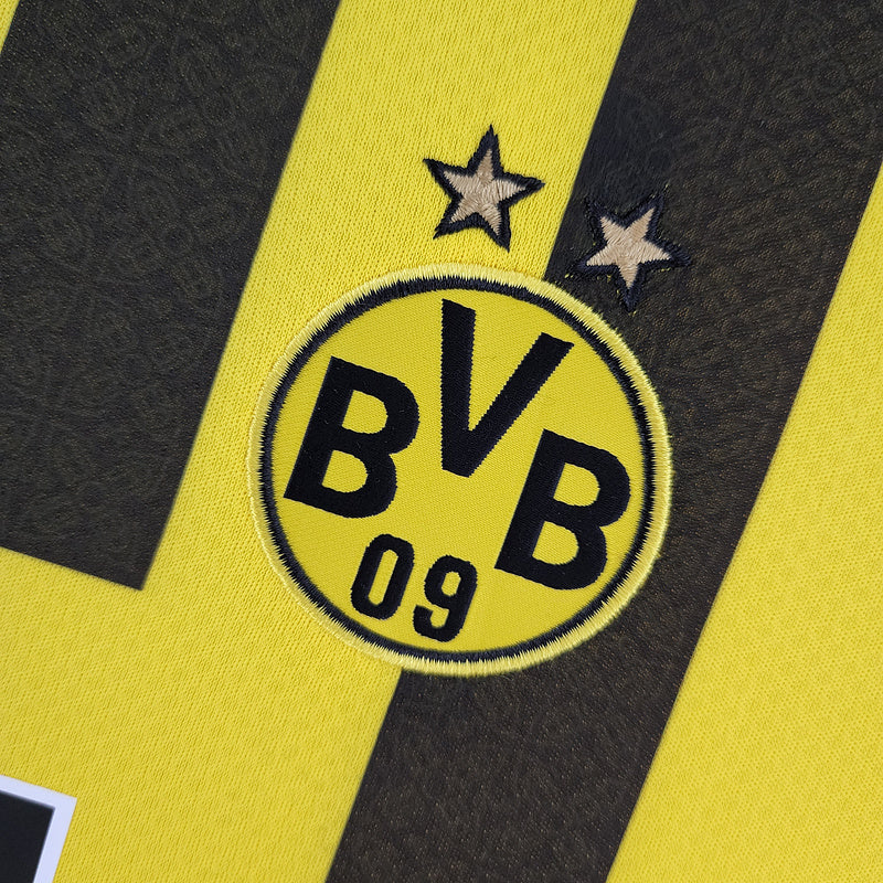 CAMISA BORUSSIA DORTMUND - CASA/ FORA - FEMININO - 22/ 23
