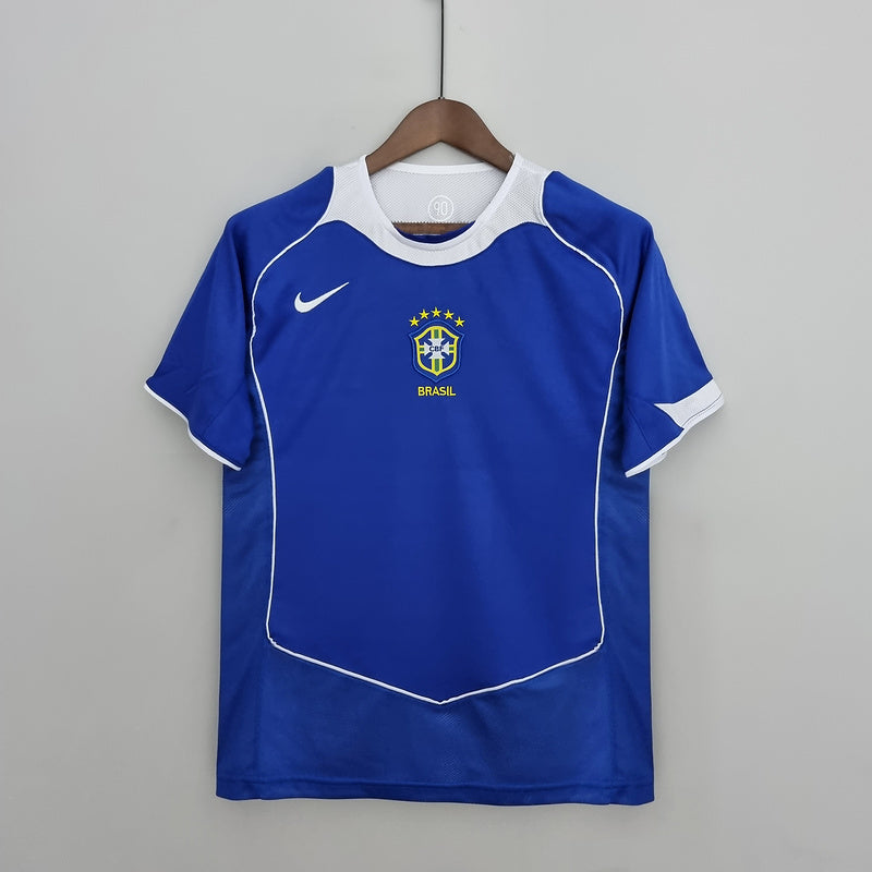 CAMISA BRASIL - RETRÔ - FORA/ AWAY - TORCEDOR - 2004/ 2005