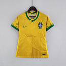 CAMISA BRASIL - CONCEITO - AMARELA CRISTO REDENTOR - FEMININO - 22/ 23