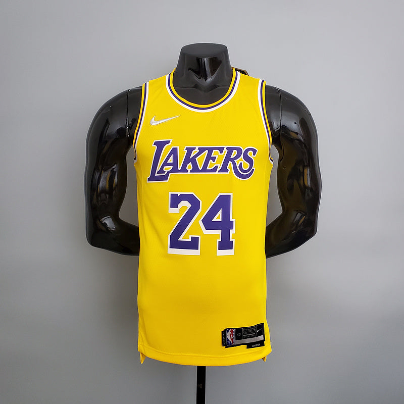 CAMISA LAKERS - AMARELA COM NIKE BRILHANTE - 75TH ANNIVERSARY - ICON EDITION - 2021/ 2022