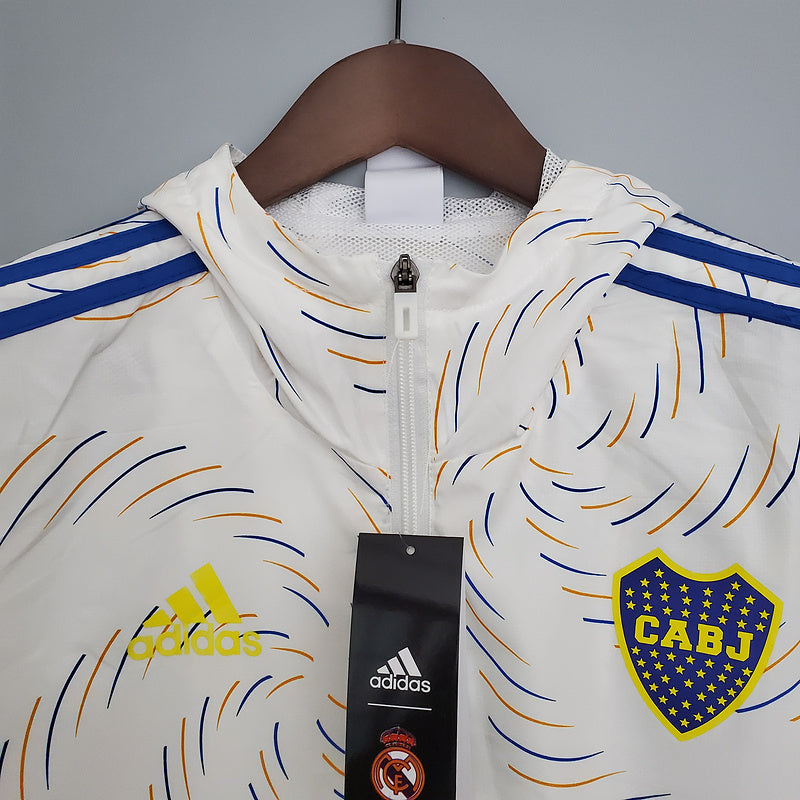 CORTA VENTO - BOCA JUNIORS - BRANCO