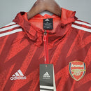 CORTA VENTO - ARSENAL - VERMELHO E BRANCO